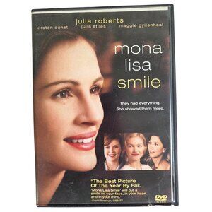 Mona Lisa Smile DVD Movie Julia Roberts Kirsten Dunst Julia Stiles PG-13 2003